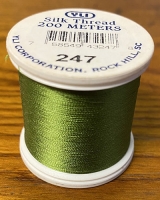 Leaf Green Silk Applique Thread (#247)