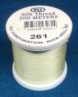 Butter Yellow Silk Applique Thread (#261)