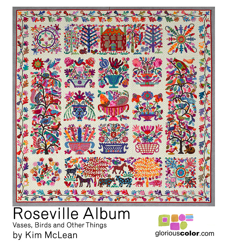 Roseville Album Applique Pattern