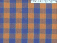 Blue Checkerboard Ikat
