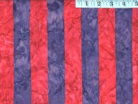 Red Big Stripe Batik