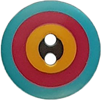 KF Button - Target Blue 20mm