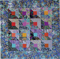 Dark Roman Tiles Quilt Fabric Pack
