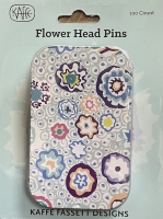 Kaffe Fassett 100ct Flower Head Pins