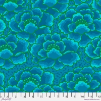 Tonal Floral Turquoise