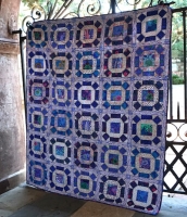 Gathering No Moss Quilt Delft Colorway -- Full Kit