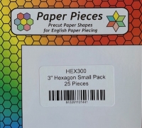 3 Inch Hexagon Paper Pieces