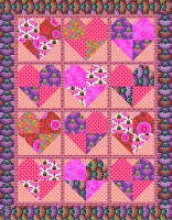 Heart You Forever Quilt Kit - Warm