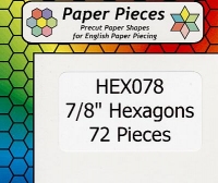 7/8 Inch Hexagon Paper Pieces