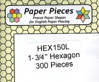 1 3/4 Inch Hexagon Paper Pieces