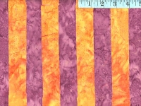 Orange Big Stripe Batik