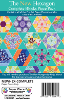 New Hexagon Complete Block Paper Piece Pack