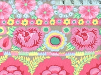 Pink Embroidered Flower Border 2