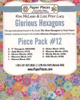 Glorious Hexagons Paper Pieces Pack #12