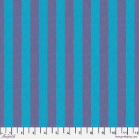 Blueberry Wide Shot Cotton Stripe