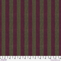 Cranberry Wide Shot Cotton Stripe