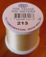 Pale Yellow Silk Applique Thread (#213)