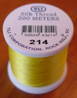 Daffodil Yellow Silk Applique Thread (#214)