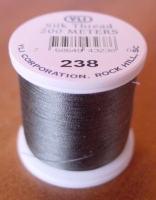 Medium Grey Silk Applique Thread (#238)
