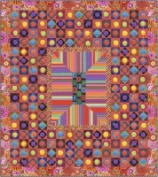 Sunset Boulevard Quilt with Shot Cottons