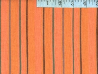 Alternating  Orange Woven Stripes
