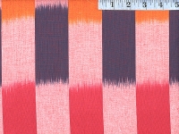 Red Ikat Stripe