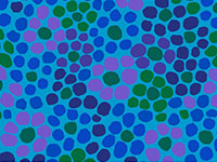 Flower Dot Blue
